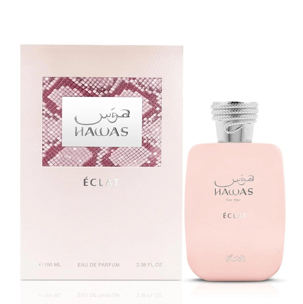 Rasasi Hawas Eclat for Women Eau de Parfum Spray, 3,4 once 