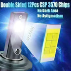 2 lampadine per fari a LED H4 180W 18000LM Canbus per auto Jeep Cherokee KJ 2002 2003 2004 2005 2006 2007 2008 