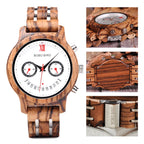 Orologio in liquidazione BOBOBIRD Design Orologio da polso al quarzo in legno per uomo Orologi dal buon rapporto qualità-prezzo Eco-regali Scatola misteriosa Invio casuale 