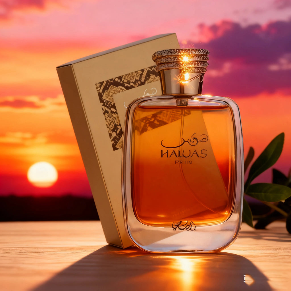 Spray profumato Rasasi Hawas, profumo dolce, floreale e fruttato persistente da 3,4 oz/100 ml, regalo perfetto per le feste