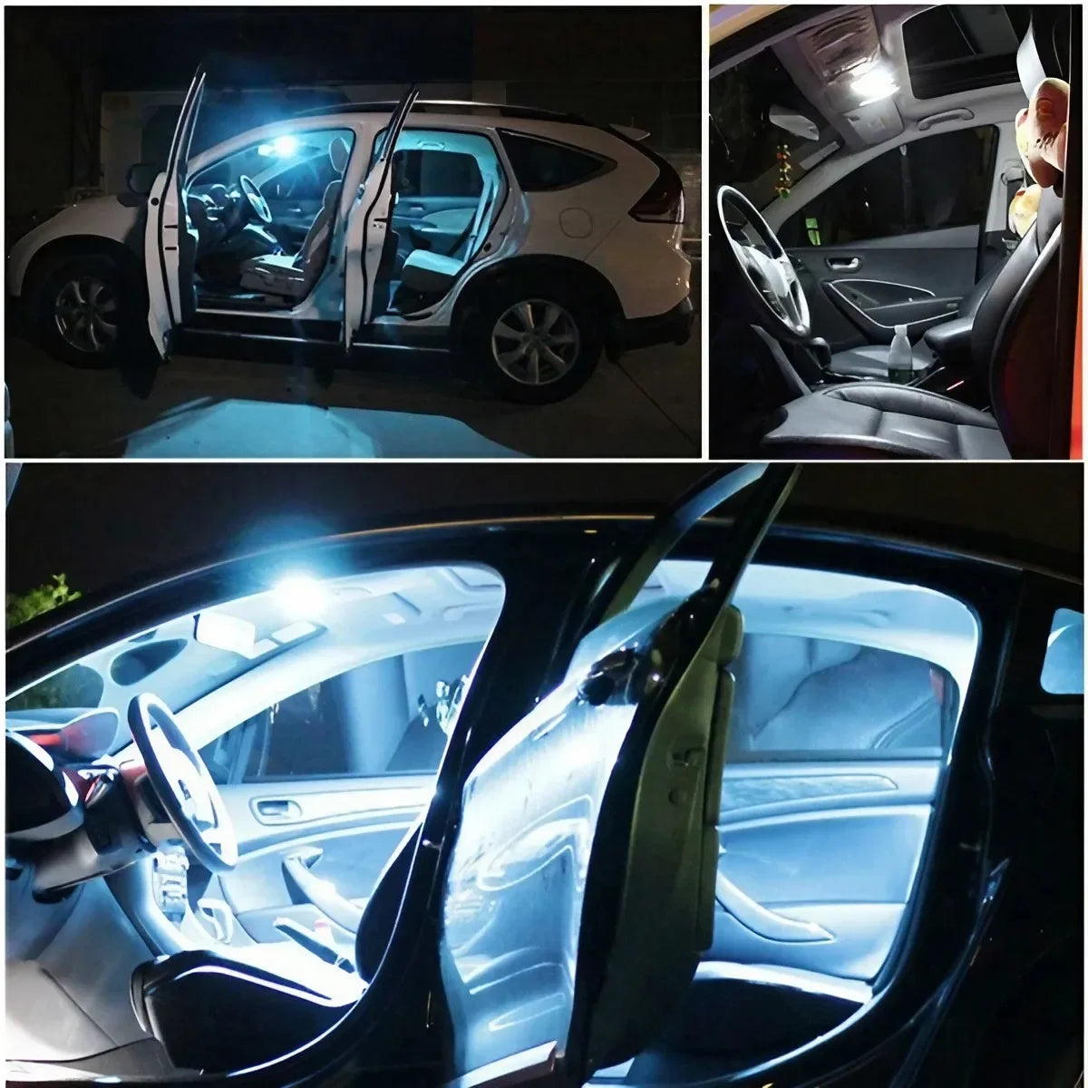 STONEGO 2 pezzi/10 pezzi 18/24/48 e lampada da lettura bianca Stonego Lampadina a LED T10 Lampada a LED per parcheggio auto Pannello interno per auto Lampada a festone 