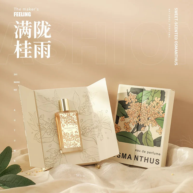 50ML Osmanthus Perfume Osmanthus Valley Rain Floral fragrance Long-lasting Aroma Eau de Parfum For Women Original Perfume Brand