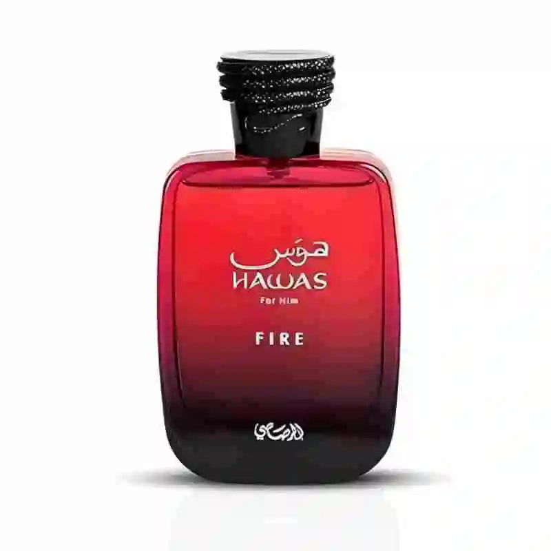 Rasasi Hawas Fire For Men Eau de Parfum (EDP) 100ML, Fiery & Powerful Scent, Long Lasting Luxury Spray