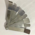 1 set di spessimetri a 16 lame, metrico, 0,127-0,508 mm, strumento di misurazione per la regolazione delle valvole del motore 