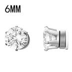 1-12 paia di orecchini a bottone magnetici alla moda, orecchini finti non piercing, regalo per uomo e donna. 