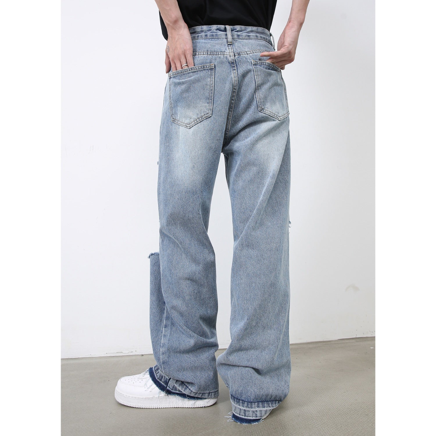American Street – Jeans strappati da uomo | Edizione Retro 25