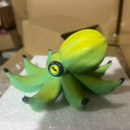 Decorazione pastorale creativa in resina per la casa a forma di polpo di banana 
