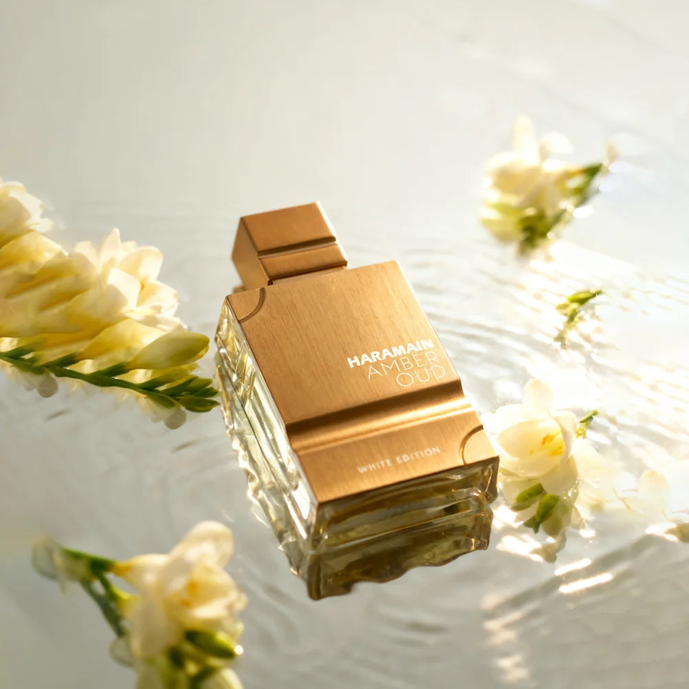 Al Haramain Amber Oud White Edition Eau De Parfum Spray, profumo unisex di lusso a lunga durata per uomo e donna