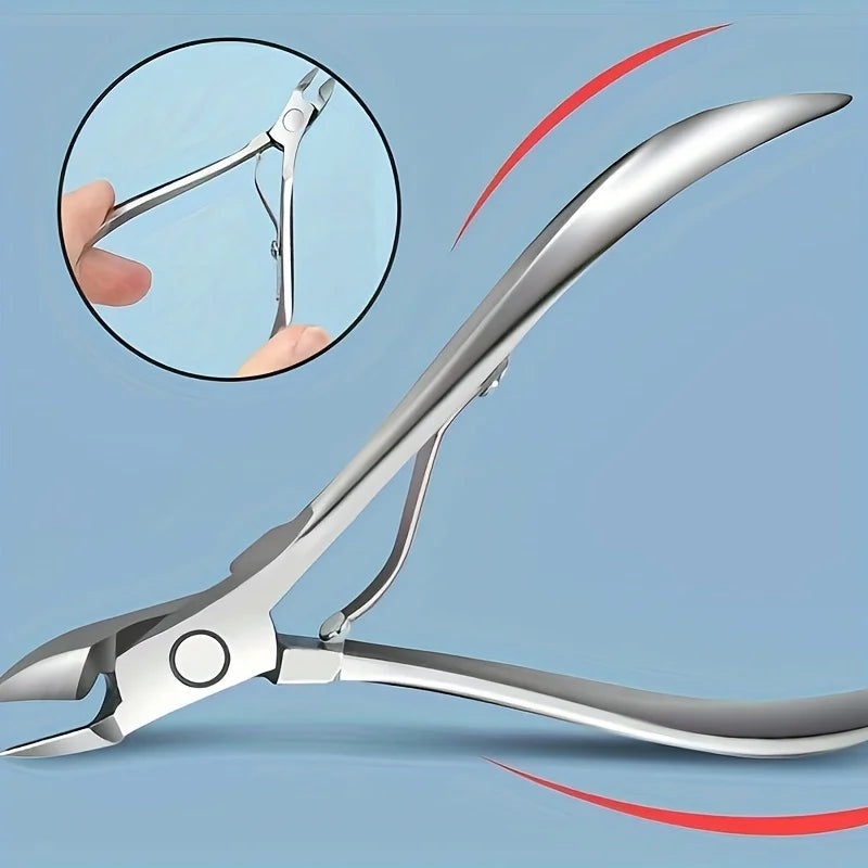 1 tronchesino per cuticole in acciaio inossidabile, singolo pezzo per rimuovere la pelle morta, strumento per manicure e pedicure, accessorio per la cura delle unghie senza profumo 