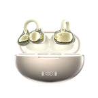 Q108 Auricolari wireless con clip auricolare e traduzione AI, auricolari Bluetooth 6.1, auricolari sportivi con clip, impermeabili IPX5, AI-Bass 