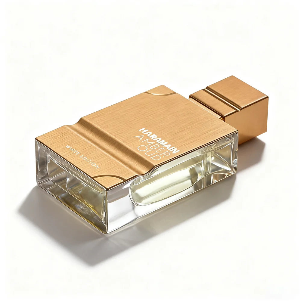 Al Haramain Amber Oud White Edition Eau De Parfum Spray, profumo unisex di lusso a lunga durata per uomo e donna
