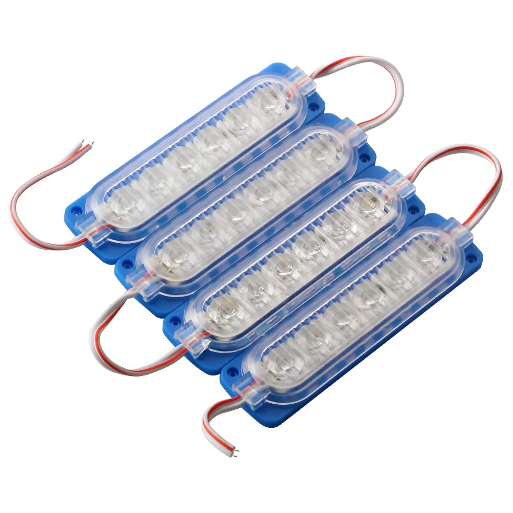 4/10 pezzi 24 V LED modulo luce di segnalazione per camion griglia luci per auto rimorchio furgone SUV indicatore lampeggiante lampadina pubblicitaria