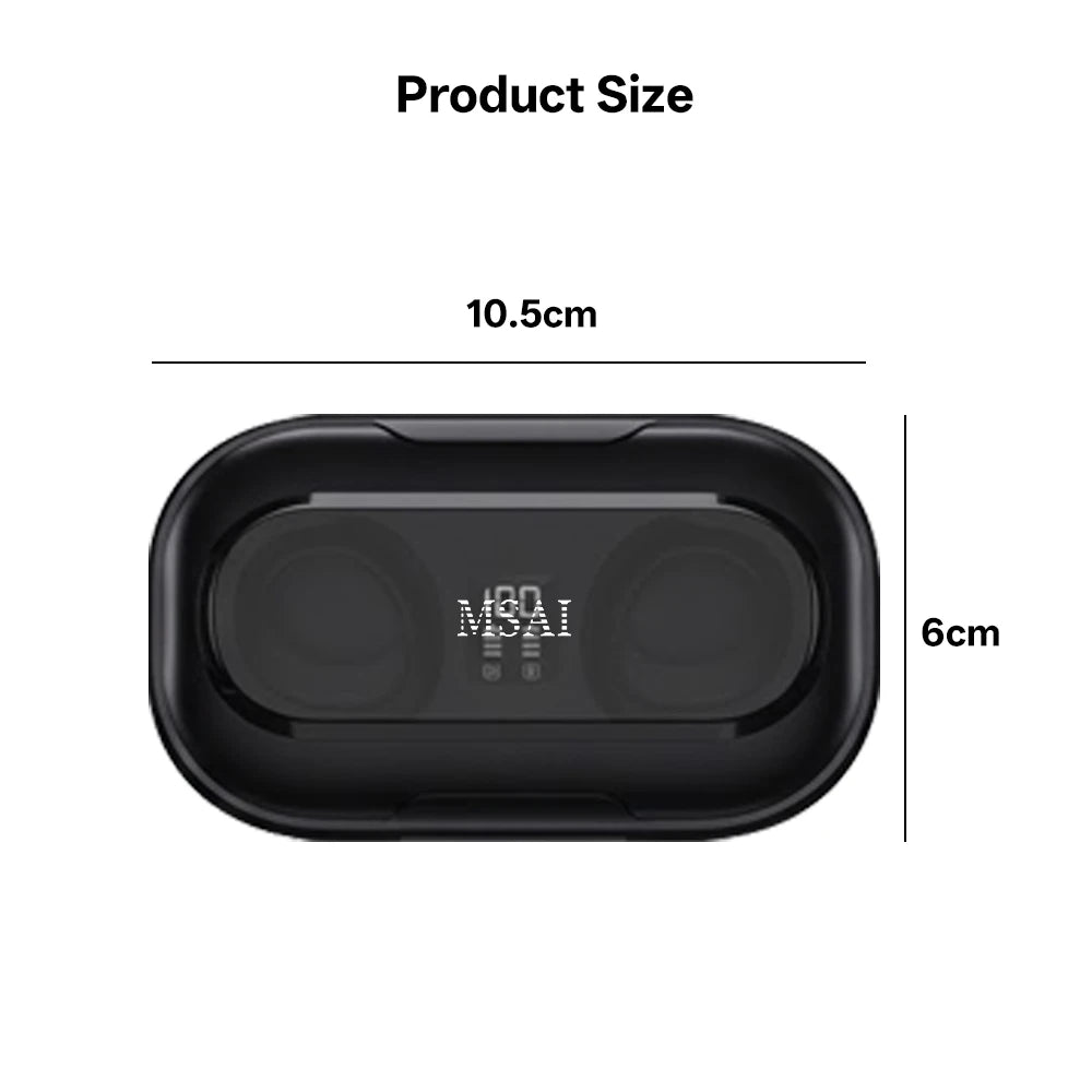 Auricolari traduttori AI MSAI T23 138 lingue App di traduzione multilingue Bluetooth a bassa latenza Traduzione offline in tempo reale