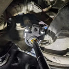 Strumento per la rimozione del tirante interno dell'auto, 3/8 di pollice, set di strumenti a basso profilo per auto, strumento di riparazione dell'estremità del tirante per meccanici