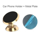 Magnetic Car Phone Holder With 360° Adjustable Rotation Stable Support Holder For iPhone 15 14 Samsung Xiaomi Dashboard Stand