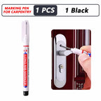 1-40PCS 20mm Deep Hole Long Nib Head Markers For Metal Perforating Pen Waterproof Bathroom Woodworking Decoration Multi-Purpose