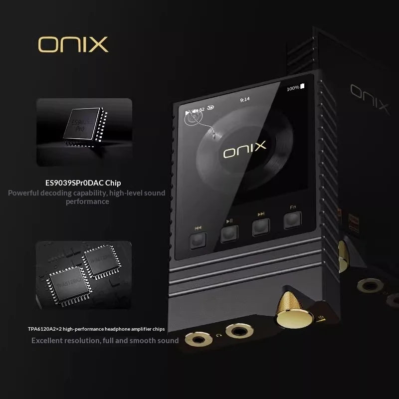 ONIX Overture XM5 MP3 Player Portable Music Player MP3 Player High-End HIFI Hi-res Audio Dual Bluetooth 5.2 DAC LDAC