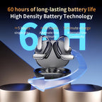 Auricolari Bluetooth 5.3 AI Translator Q102 Cuffie wireless impermeabili con microfono ENC con cancellazione del rumore per sport, allenamento e palestra 