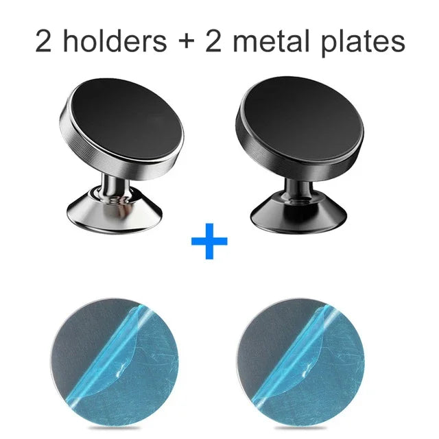 Magnetic Car Phone Holder With 360° Adjustable Rotation Stable Support Holder For iPhone 15 14 Samsung Xiaomi Dashboard Stand