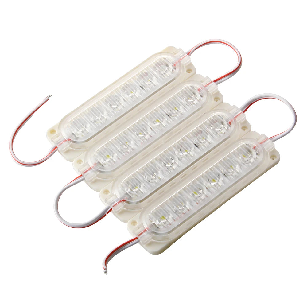 4/10 pezzi 24 V LED modulo luce di segnalazione per camion griglia luci per auto rimorchio furgone SUV indicatore lampeggiante lampadina pubblicitaria