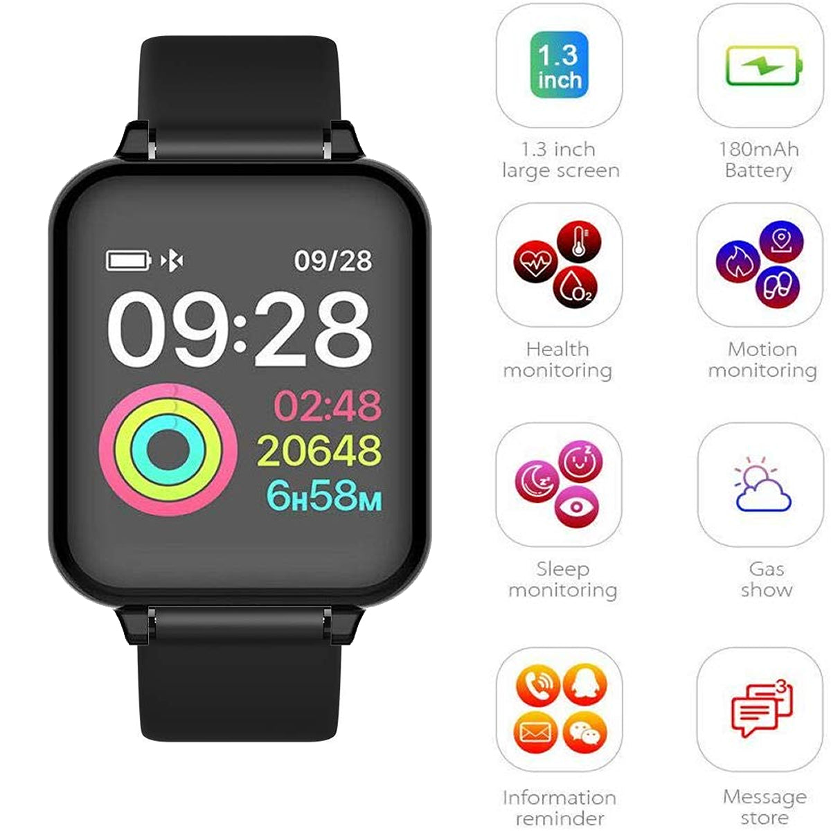Orologio Smart Fit per il benessere totale e l'attività sportiva
