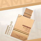 Al Haramain Amber Oud Ruby Eau De Parfum 2.0oz 60ml Dolce Ambra Floreale Profumo Unisex di Lunga Durata Regalo Arabo di Lusso di Natale 