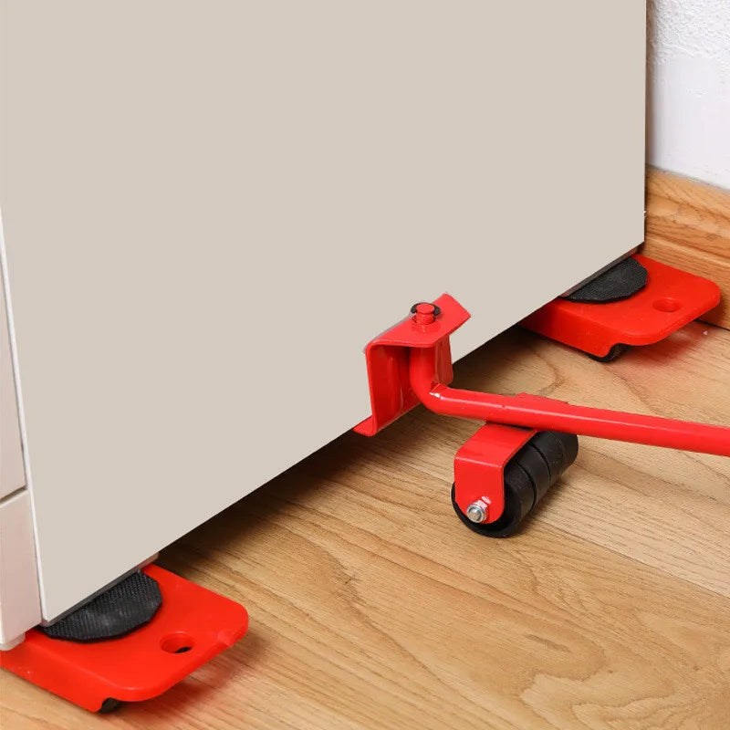 Set di rulli per il trasporto di mobili, set di strumenti per il sollevamento e lo spostamento, dispositivo per lo spostamento di oggetti pesanti, utensile manuale