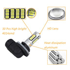 2x 881 H27 H27W/2 Lampadina a LED super luminosa Fendinebbia per auto Luce diurna per moto Lampada per auto Lampadine di ricambio per auto 