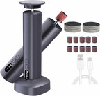 2 in 1 elettrico per la rimozione dei calli dei piedi, macchina per la lima dei piedi senza fili, strumento professionale per manicure e pedicure, kit per la cura dei piedi per la pelle morta