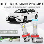 2 pezzi H11 LED fari LED luci lampada frontale per auto lampadina LED fari con dissipatore di calore per TOYOTA Camry 2012-2019 