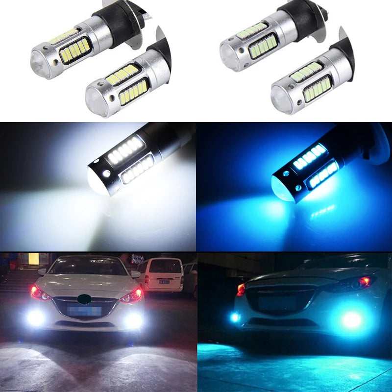 2x 881 H27 H27W/2 Lampadina a LED super luminosa Fendinebbia per auto Luce diurna per moto Lampada per auto Lampadine di ricambio per auto 