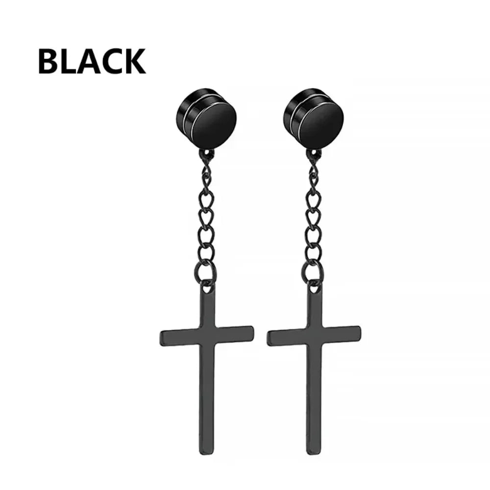 1-12 paia di orecchini a bottone magnetici alla moda, orecchini finti non piercing, regalo per uomo e donna. 