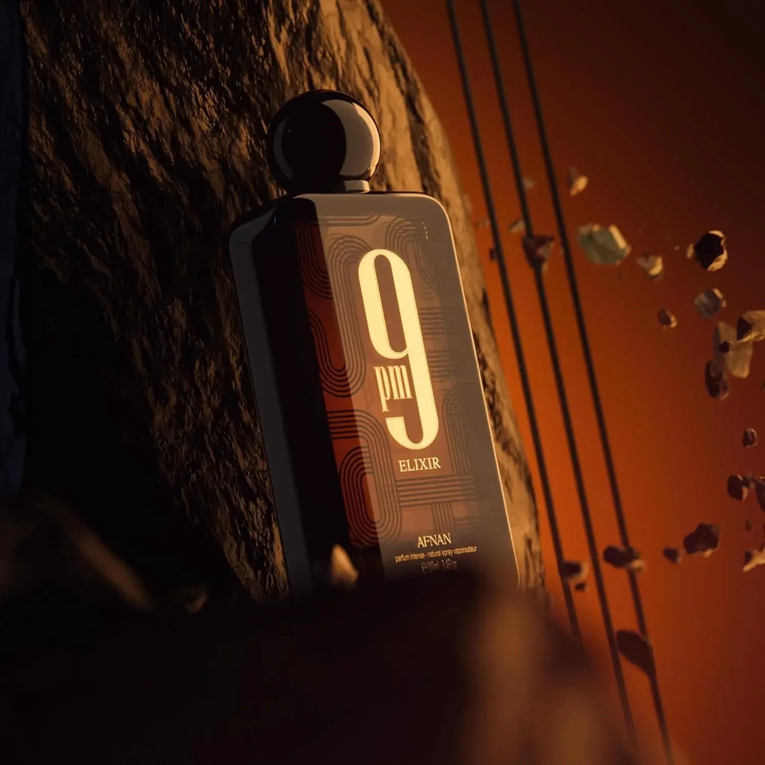 Afnan 9PM Elixir Extrait De Parfum 3.4oz 100ml Warm Amber Vanilla Long Lasting Unisex Perfume Luxury Intense Gift for Christmas
