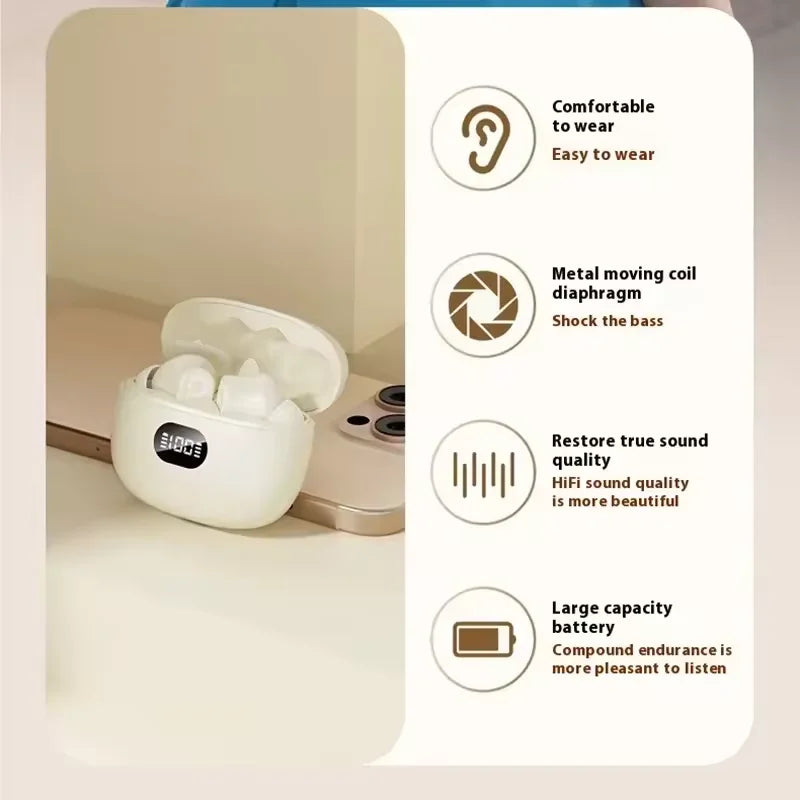 Cuffie wireless Sony True Bluetooth, auricolari TWS da gioco, Hi-Fi, stereo, riduzione del rumore, bassi potenti, mini auricolari in-ear 