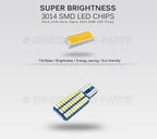 Lampadine LED T10 192 194 168 W5W 33 SMD 3014 Luci posteriori per auto Lampada a cupola bianca DC 12V Canbus senza errori 
