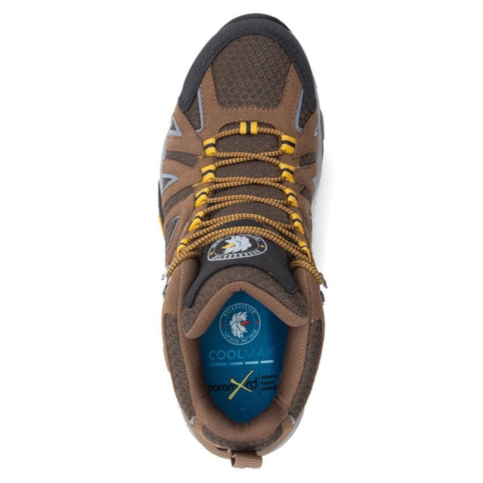 Scarponi da trekking impermeabili ROCKROOSTER Bedrock Brown da 6 pollici con VIBRAM®