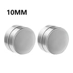 1-12 paia di orecchini a bottone magnetici alla moda, orecchini finti non piercing, regalo per uomo e donna. 
