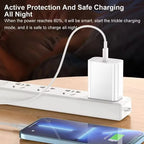 Cavo USB di ricarica rapida originale PD da 35 W per iPhone 14 8 7 Plus 13 12 11 Pro XS Max XR X Cavo di ricarica rapida USB C 1 m 1,5 m 2 m 3 m 