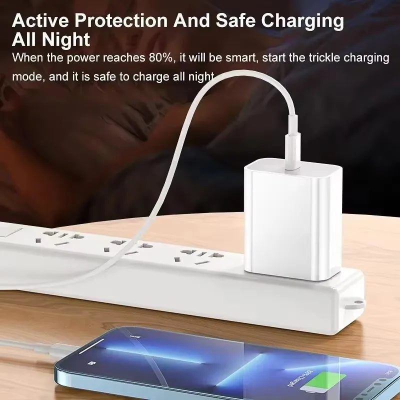 Cavo USB di ricarica rapida originale PD da 35 W per iPhone 14 8 7 Plus 13 12 11 Pro XS Max XR X Cavo di ricarica rapida USB C 1 m 1,5 m 2 m 3 m 