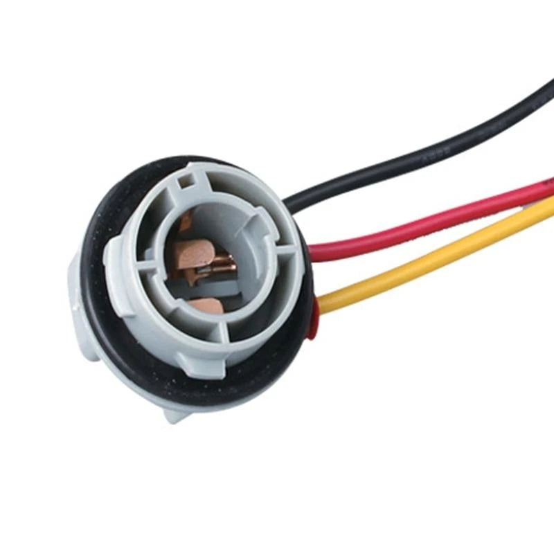 2 pezzi 1157 portalampada BAY15D portalampada P21/5W adattatore base connettore per auto luce di svolta luce di stop per auto 