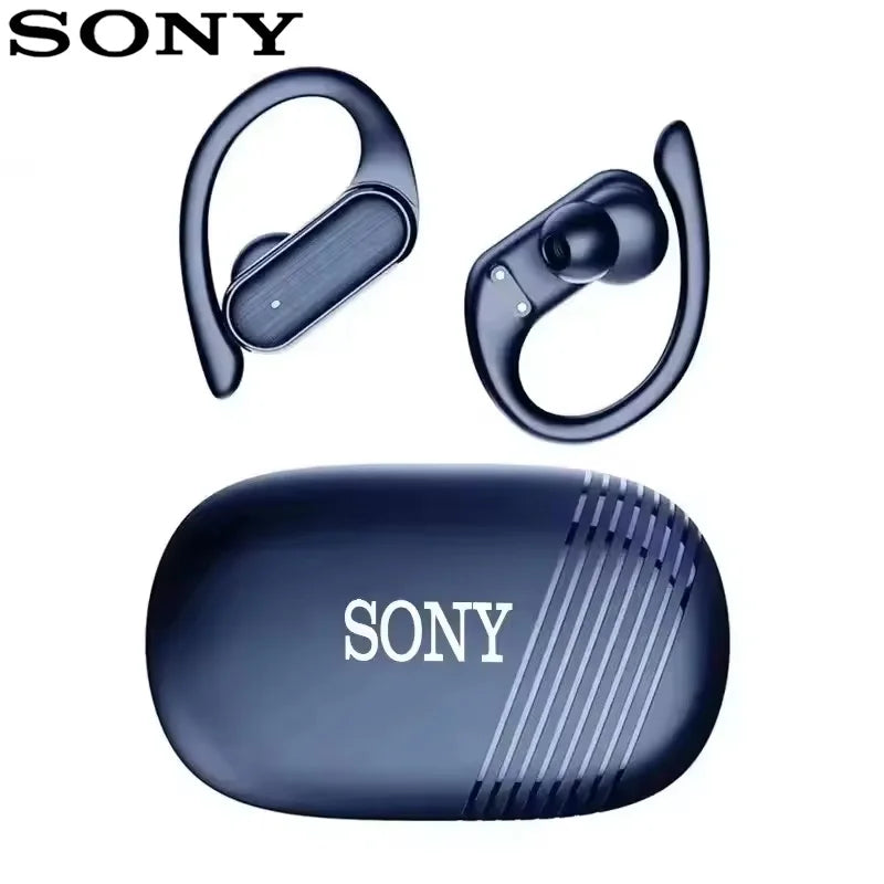 Auricolari originali Sony Bluetooth 5.3 TWS Cuffie HiFi wireless con ganci auricolari per corsa, sport, chiamate, giochi, display LED 