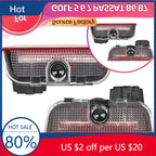 2026 New For VOLKSWAGEN VW Cup Holders Hub Caps LED Car Door Light Bulb Interior Decoration Accessories For VW Touareg 7P Passat