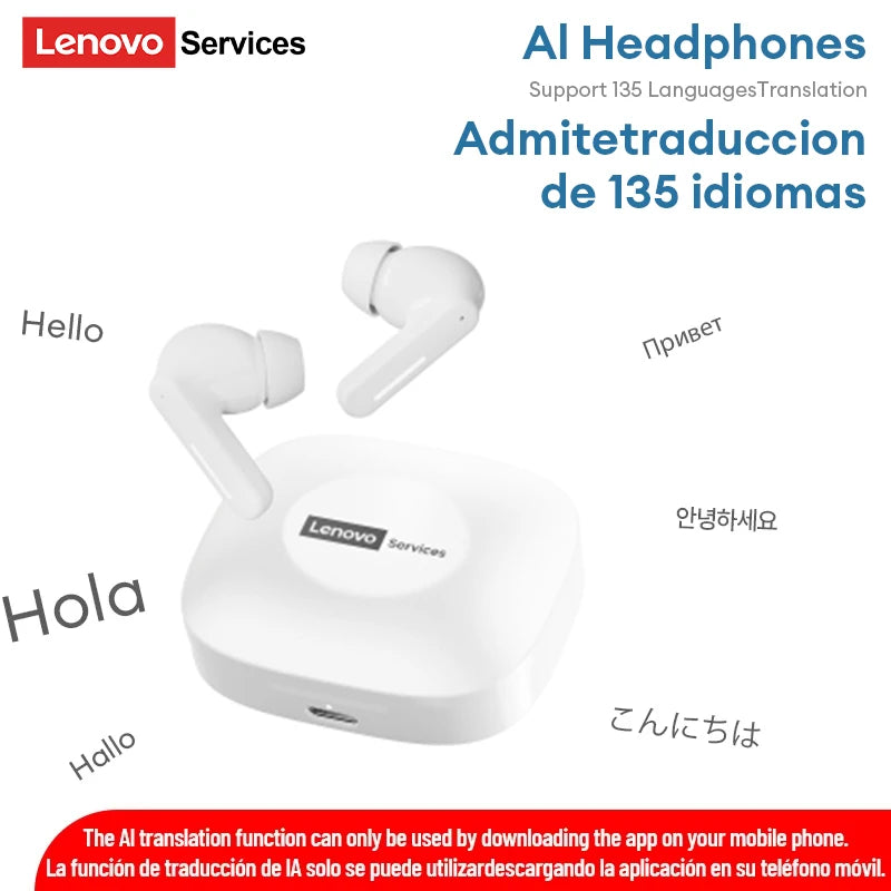 Auricolari wireless originali Lenovo LE209 2026 TWS Bluetooth 6.0 Auricolari in-ear a lunga durata della batteria Auricolari Microfono Stereo ENC Noise 