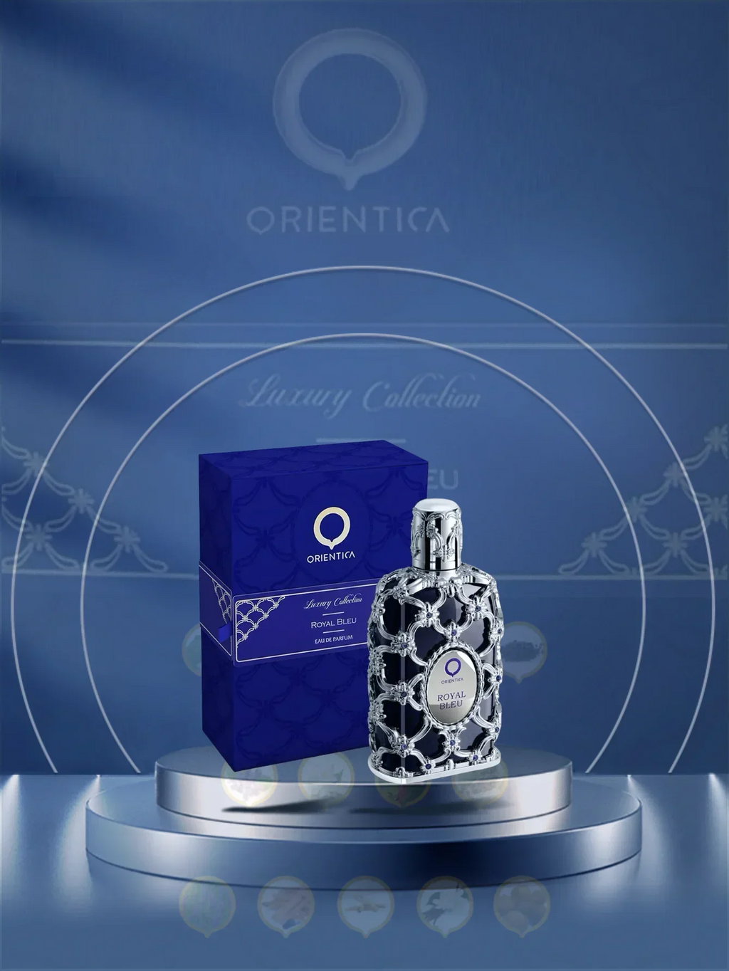 Orientica Royal Bleu EDP per uomo 2,7 oz – Colonia fresca, speziata, legnosa e di lunga durata, regalo di Natale per lui 
