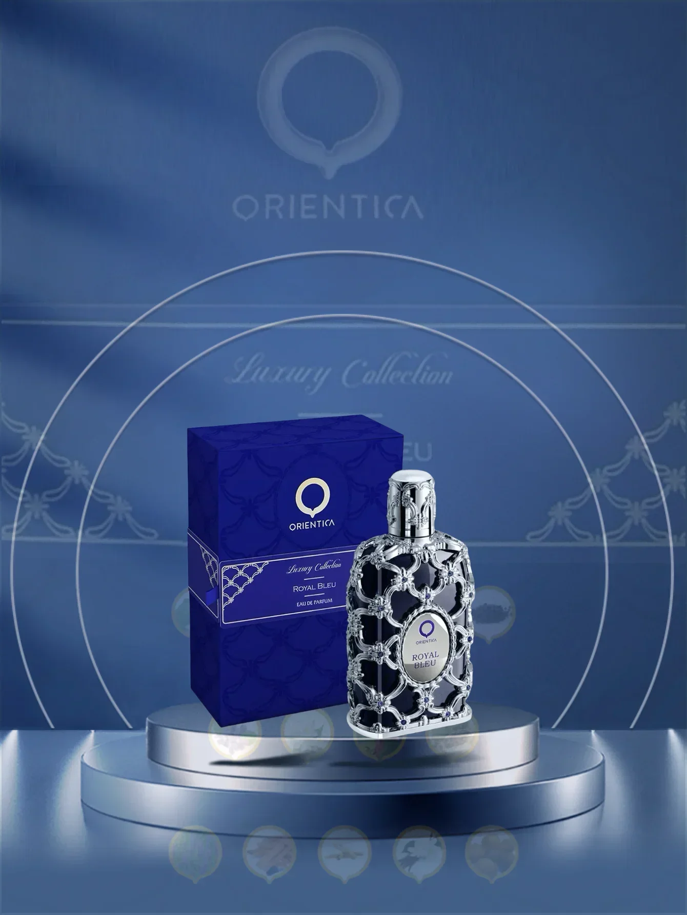 Orientica Royal Bleu EDP per uomo 2,7 oz – Colonia fresca, speziata, legnosa e di lunga durata, regalo di Natale per lui 