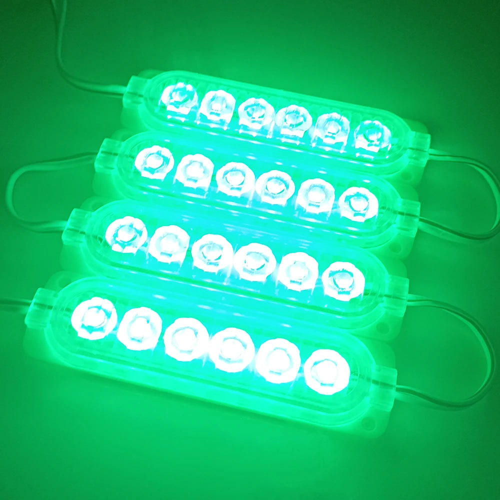 4/10 pezzi 24 V LED modulo luce di segnalazione per camion griglia luci per auto rimorchio furgone SUV indicatore lampeggiante lampadina pubblicitaria