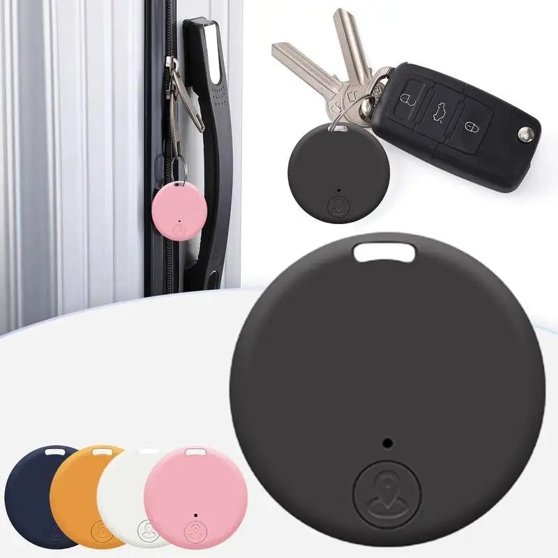 Mini localizzatore GPS anti-smarrimento con allarme, portachiavi, tag intelligente, compatibile con Bluetooth, portachiavi tracciante per cani, animali domestici e bambini, localizzatore di chiavi 