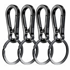 4 pezzi portachiavi con moschettone in metallo a forma di moschettone portachiavi portachiavi clip gancio porta organizzatore per chiavi auto Finder f 