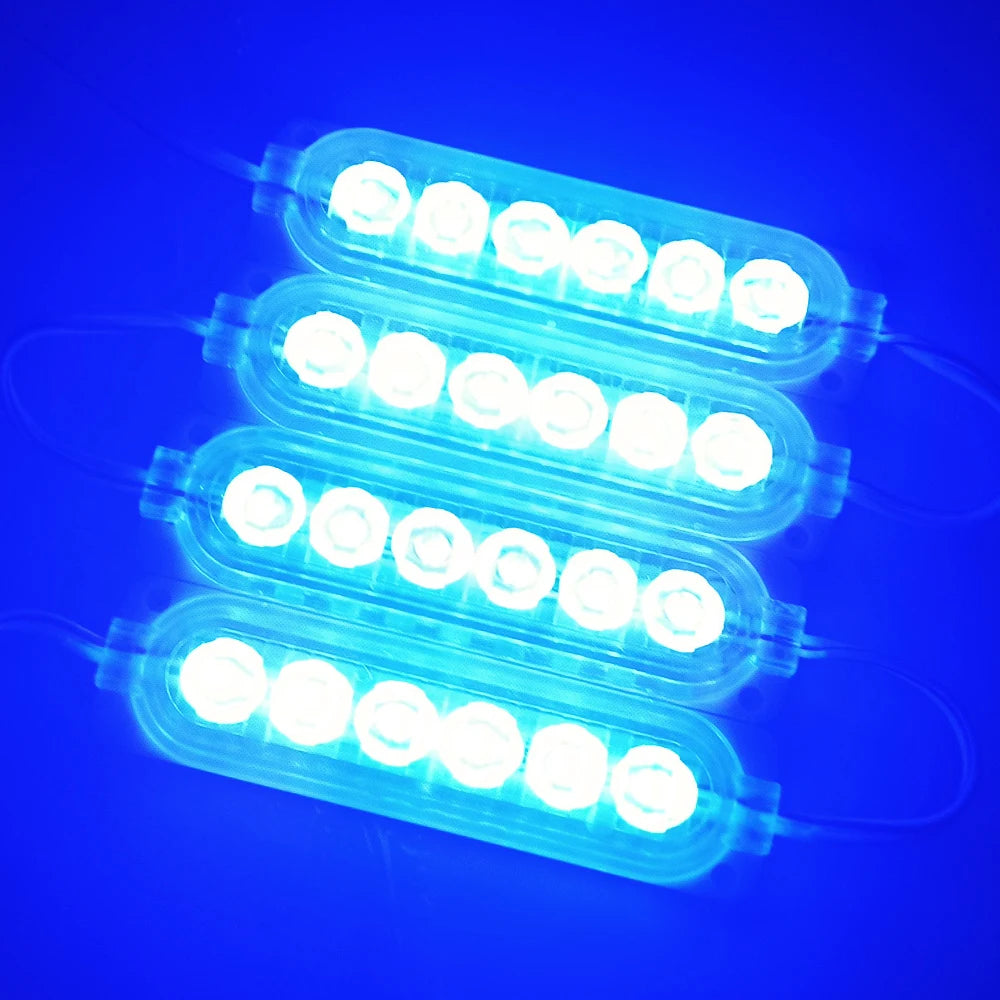 4/10 pezzi 24 V LED modulo luce di segnalazione per camion griglia luci per auto rimorchio furgone SUV indicatore lampeggiante lampadina pubblicitaria