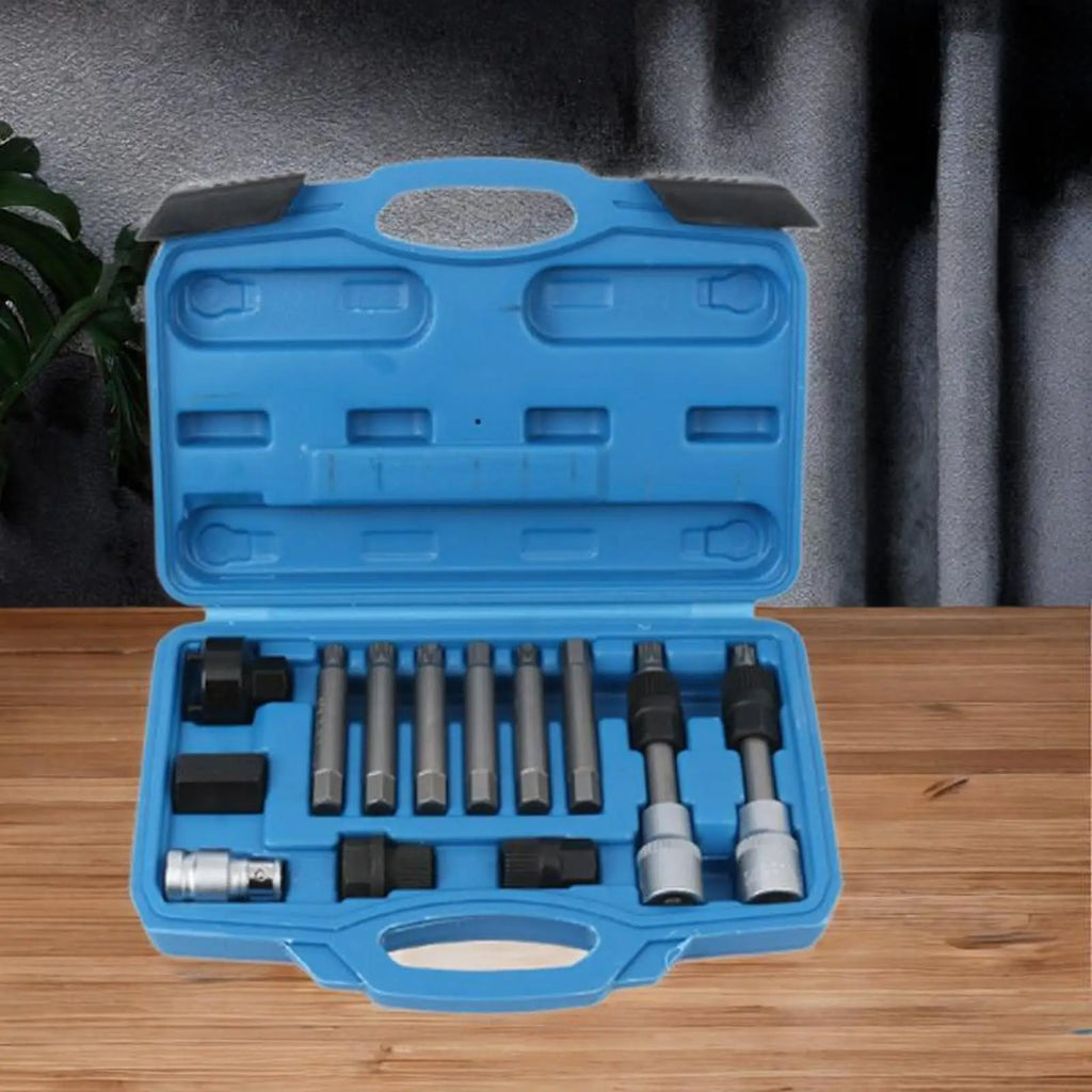 Set di strumenti per la rimozione della puleggia dell'alternatore, kit di strumenti per meccanici automobilistici per la riparazione di veicoli